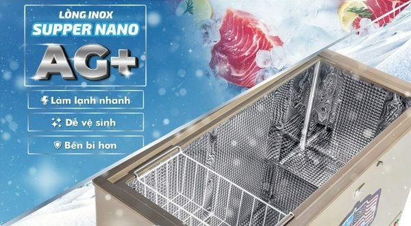 Tủ bảo quản Denver AS 950MDI inverter, 1 ngăn 2 cánh